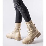 Gemre Beige lace sock boots Portico | Shoptok.si
