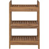  Polica za kupaonicu Prirodna 45 x 30 x 71 cm Čvrsto teak drvo | shoptok.hr