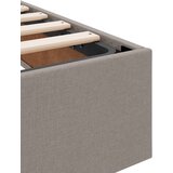  Otomanski krevet s pohranom Sivo-smeđa 100 x 200 cm tkanina | shoptok.hr