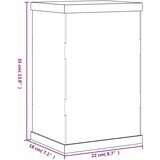  Kutija za izlaganje prozirna 22 x 18 x 35 cm akrilna | shoptok.hr