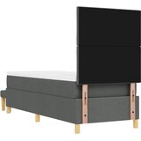  s opruga kutije Tamno siva 200 x 80 cm tkanina | shoptok.hr