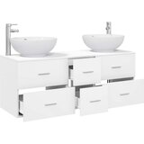  Set namještaja za kupaonicu 3 kom. Bijela 49,5 x 44,5 x 65 cm | shoptok.hr