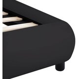  Okvir za krevet od umjetne kože s LED svjetlom crni 160x200 cm | Eponuda.com