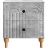  Noćni ormar Betonska siva 43 x 34,5 x 48 cm Konstruirano drvo | shoptok.hr