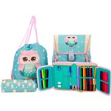 ABC123 Prvošolski set Ergo Flexi Sova (4-delni) | Shoptok.si