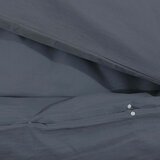  Set posteljine za poplun antracit 155x220 cm lagana mikrovlakna | shoptok.hr