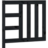  Uzglavlje za krevet crno 96 x 4 x 100 cm od masivne borovine | shoptok.hr