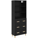  Highboard Crni hrast 69,5 x 32,5 x 180 cm Konstruirano drvo | shoptok.hr