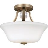 Elstead Lighting Elstead Evington Stropna svetilka z 2 delno vgradnima svetilkama, zlata, E27, (22097889) | Shoptok.si