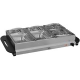 HOMCOM Grelnik za bife, nerjaveče jeklo, 64 D x 36,4 Š x 14 V cm, srebrn, (5000242406) | Shoptok.si