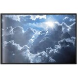  Plakat Lively Scene: The Sun Battling the Clouds 60x40 Crni okvir | shoptok.hr