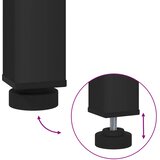  Stol za večeru u vrtu Prirodna i crna 110 x 108,5 x 75 cm | shoptok.hr