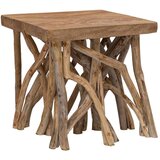  Stolić za kavu od cjepanica 40 x 40 x 40 cm reciklirano drvo | shoptok.hr