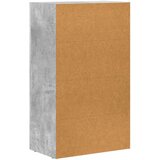  Strani šal Betonsko siva 59 x 35 x 100,5 cm Konstruiran les, (5000107681) | Shoptok.si