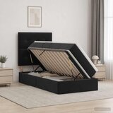  Krevet s madracem i skladištem Crna 90 x 200 cm Baršun | shoptok.hr