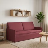 SOFA za 3 osobe Vinska crvena 190 x 81 x 82 cm Tkanina Slike