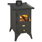 Prity Kamin na drva Mini (5 kW, Kapacitet grijanja prostorije: 80 m³, Antracit boje) | shoptok.hr