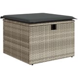  4-dijelni vrtni kauč set s jastučićima svijetlo sivi poli ratan | shoptok.hr