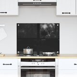 vidaXL kuhinjski zaštita crna 70 x 50 x 0.8 cm Cijene