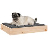  Krevet za pse sivi 61,5x49x9 cm od masivne borovine | shoptok.hr