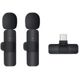 INF Brezžični dvojni lavalier mikrofon Type-C za snemanje, (5000292079) | Shoptok.si
