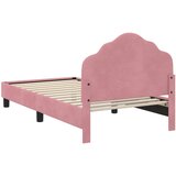  Krevet za djecu s uzglavljem Ružičasta 80 x 160 cm Baršun | shoptok.hr