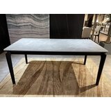 Art Invest Trpezarijski sto Terra Siva keramicka pl /Crne drvene noge 760x895x1600 Cene