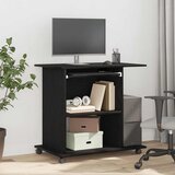  Računalni stol crni hrast 80x50x75 cm inženjerski drvo | shoptok.hr