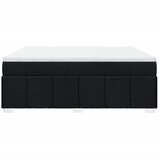  Krevet s oprugama i madracem crni 180x200 cm od tkanine | shoptok.hr