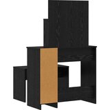 vidaXL Set toaletnog stolića s ladicama Crni hrast 86.5 x 35 x 136 cm | shoptok.hr