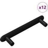 Drška za ormar 12 pcs Crna 121 x 16.6 x 28.3 mm Željezo | Eponuda.ba