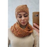 Kesi Women's fleece set Tessa K315 light khaki + mustard Cene