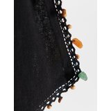 Reserved - Suknja s ukrasnim kamenčićima - crno | shoptok.hr