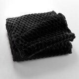 Douceur d intérieur Črna odeja iz mikroflanele 125x150 cm Mini Frosty – Cene