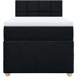 Box spring krevet s madracem crni 90x190 cm od tkanine | shoptok.hr