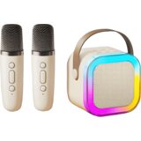  Bluetooth zvučnik i mikrofon*2 bež ZQS-K12 SING-E | Eponuda.ba