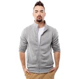 Glano Men's Zipper Sweatshirt - gray Cijene