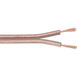 Kabl za zvučnike, 2 x 1.5 mm², 100 met., transparent – KLC 2-100 TR