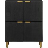  Komoda crna 60 x 33 x 75 cm konstruirano drvo | shoptok.hr