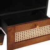  Noćni ormar Smeđa 40 x 33 x 46 cm Čvrsto drvo akacije | shoptok.hr