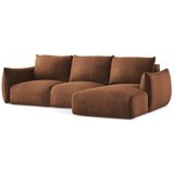 Makamii Sklopiva kutna garnitura boja terakote (s desnim kutom/s ležaljkom) Leila – | shoptok.hr