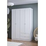 Hanah home Ormar Terra 210, 137 x 210 x 52 cm, Bijeli | Eponuda.ba