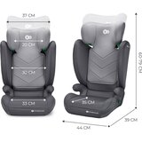 Kinderkraft avtosedež I-Spark i-Size 15-36 kg (100-150 cm) brez Isofixa, siv | Shoptok.si
