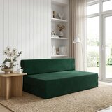 SOFA na razvlačenje Tamnozelena 152 x 86,5 x 60 cm Tkanina Cijene