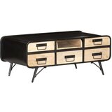  Stolić za kavu 100 x 50 x 40 cm od masivnog drva manga | shoptok.hr