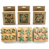 Viter Novogodišnji prsten za salvete 1/4 cirkoni Cene