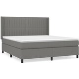  The Living Store Box spring postelja z vzmetnico temno siva 160x200 cm blago - Box Spring Postelja, (21455899) | Shoptok.si