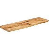 Stolna ploča 100x40x2 5 cm masivno drvo manga sa živim rubom | shoptok.hr
