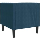  Fotelja Chesterfield plava baršunasta | Eponuda.com