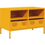 Maison Chic TV omarica - TV stojalo - Televizijska omarica gorčično rumena 68x39x43,5 cm hladno valjano jeklo, (21700991) Cene